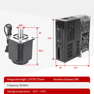 Kaihong tốc độ cao 80mm 220V 2.39n. M 3000rpm 750W 1000W AC 80st <span class=keywords><strong>servo</strong></span> động cơ công nghiệp với trình điều khiển CNC Kit cho máy may - Product Image 2