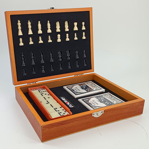 <strong>Multi</strong> <strong>Functional</strong> Chess Set Poker Chips <strong>Table</strong> <strong>Games</strong> Chess and Card Competitions Puzzle Toys - Product Image 6