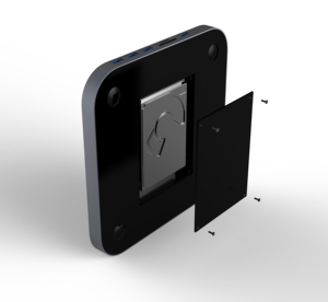 MC25 USB Type C SATAHDDエンクロージャードッキングステーションforMac Mini 7 in 1 SSD Hub USB3.0 for Apple M1 2020 - Product Image 2