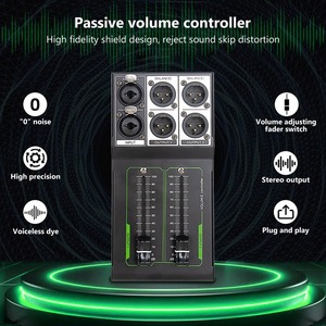 Пассивный регулятор громкости металлический точный регулятор звука Plug and Play Stereo XLR вход/выход - Product Image 3