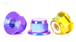 Hợp Kim Titan M10 M12 Mặt Bích Bolt Nut Màu Xanh Hex Cho Phía Sau Bánh Xe Trục Xích Xe Sửa Đổi Cho Xe Đạp Xe Máy Xe Máy - Product Image 3