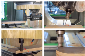 Centro avanzato per la lavorazione del legno CNC a 5 assi di grandi dimensioni macchina PTP sistema di controllo Syntec pompa motore per la lavorazione del legno - Product Image 4