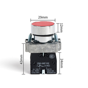 XB2フラットヘッドボタンセルフリセット22MMスタート/ストップボタンXB2-BA21プッシュボタンスイッチ - Product Image 6