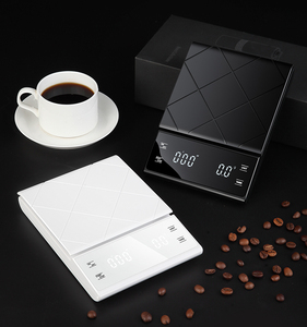 Profession elle Waage LED-Bildschirm Haushalts-Timer 3kg/0,1g Kaffee waage KC200 digitale kleine Waage für Kaffee - Product Image 3