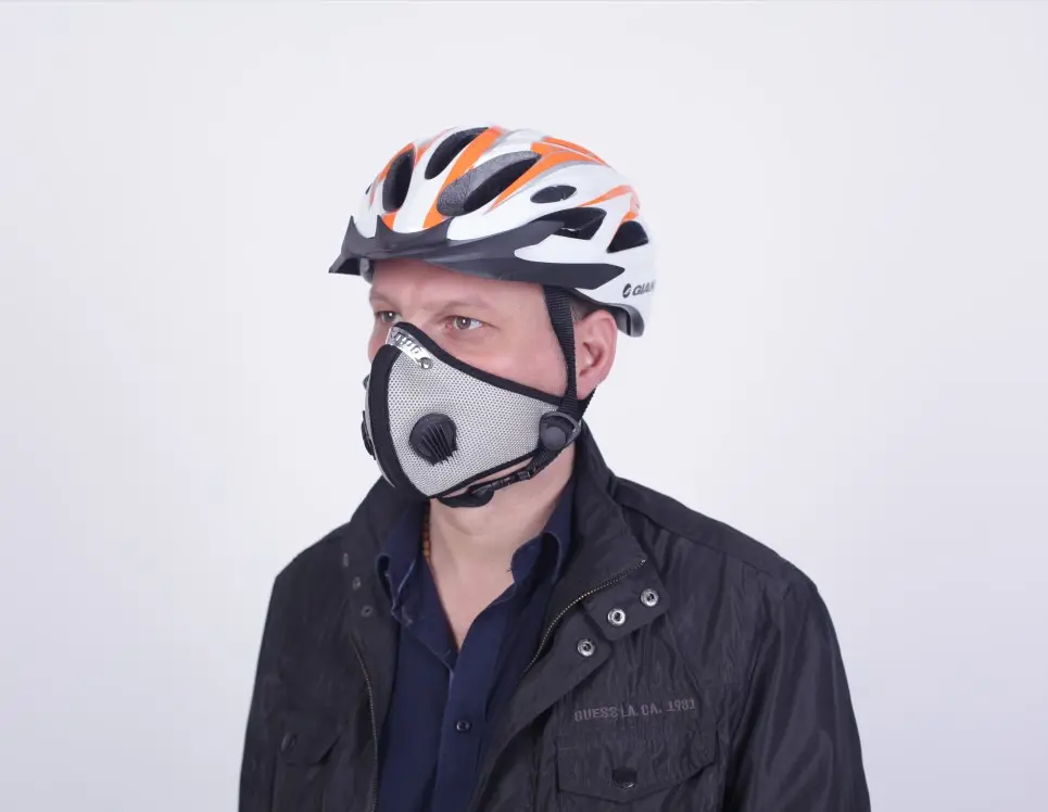 Masque facial réutilisable avec filtre à charbon, respirant, anti-poussière, pour la bouche et le nez