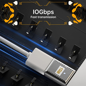 USB 3.1 tip C USB adaptörü 120W bağlayıcı OTG dönüştürücü tip-c hızlı şarj veri transferi Adaptador Usb tip c için Macbook - Product Image 3