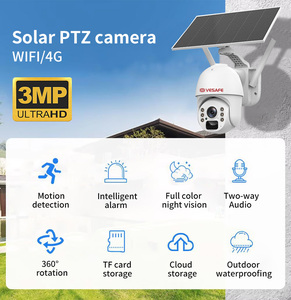 กล้องอัจฉริยะระบบพลังงานแสงอาทิตย์ระบบ WiFi/4G โหมดคู่สัญญาณเตือนตรวจจับคนแบบ V3 - Product Image 2