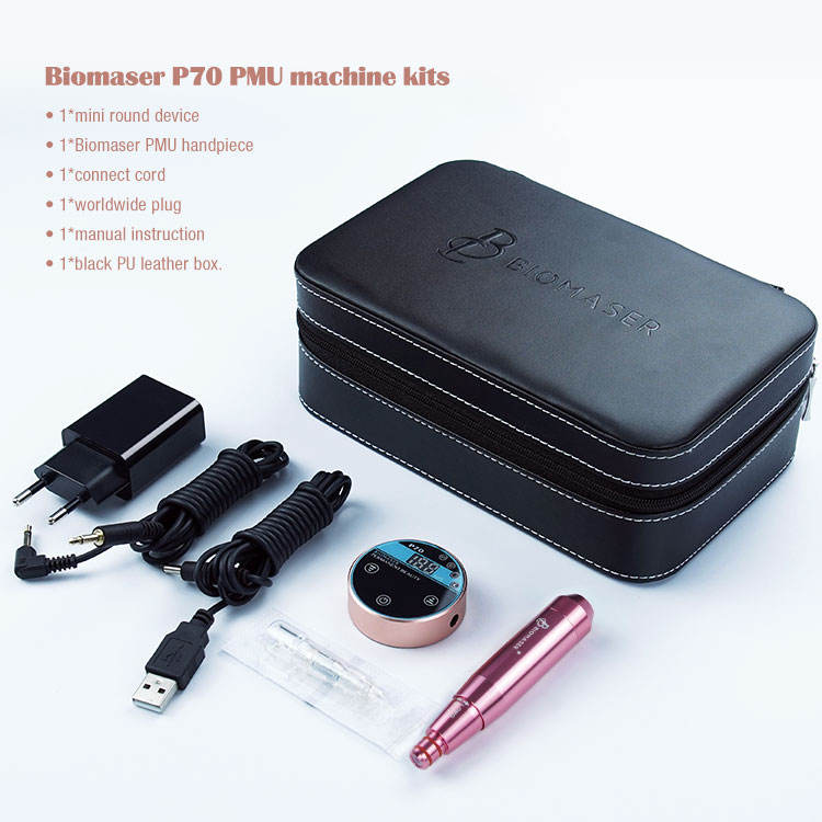 P70 oro rosa con mango rosa