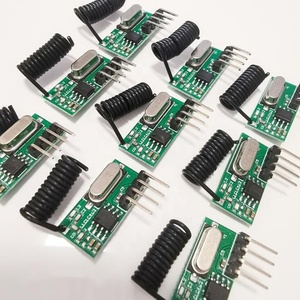 Taidacent รีโมทคอนโทรลไร้สาย RF 6ปุ่ม8คีย์,รีโมตคอนโทรล433 2.4G ทำจาก ABS วิทยุความถี่อินฟราเรดรีโมทคอนโทรลสำหรับแถบไฟ LED - Product Image 6