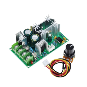 10V 12V 24V 36V PWM DC controller con inversione positiva PWM DC controller per motore a corrente continua regolatore di velocità 150W - Product Image 1