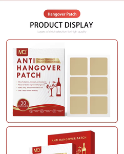 Efektif <span class=keywords><strong>Hangover</strong></span> menyembuhkan Patch untuk pesta & minum malam, menghentikan sakit kepala, peran cepat Detox stiker untuk dewasa - Product Image 1