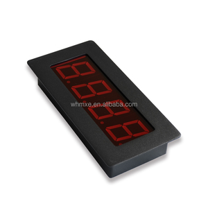 Eingebettete Installation 1,2-Zoll-4-stellige digitale LED-Ziffern anzeige mit programmier barem Mehr farben display