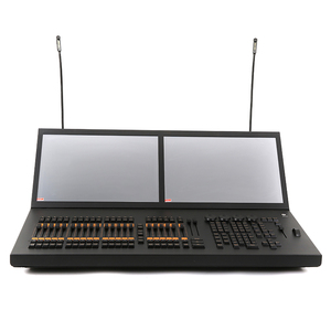 Controlador de iluminación dmx profesional, pantalla táctil de 19 pulgadas, consola de luces de escenario, cpu, 2 uds.