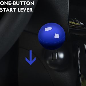 Accessori interni interruttore di accensione chiave moto protettore freno a mano Joystick motore auto Push Start pulsante pulsante di arresto - Product Image 2