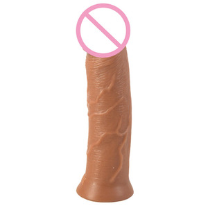 FAAK01 17.5*3.5cm Bullet Type Simulation Female Masturbation Device Skin Big Thick Long Adult JJ Anal Plug Long <strong>Phallus</strong> for Men - Product Image 4