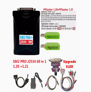 SM2 PRO J2534 Pcm flash Auto ECU Programer 67 in 1 mit Dongle Ecu Programmier werkzeugen V1.20 und 1.21