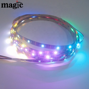 スマート5050 RGB 150 LED 16.4ftバックアップデータDAT1 DAT2 12Vアドレス可能WS2815 LEDストリップ - Product Image 3