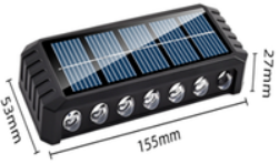 XF7727 โคมไฟติดผนังแบบเจ็ดรู Double Shadow (ราคาต่อชิ้น)