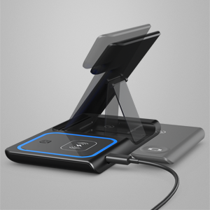 3in1 Smart Wireless Charger Holder Folding <strong>Lamp</strong> Type-C Interface 15W Output Power Power Bank Watch Multi-Function <strong>Charging</strong> Stand - Product Image 3