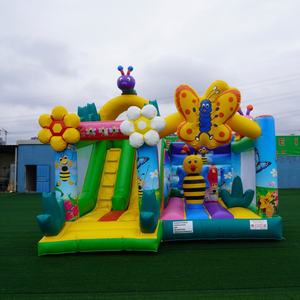 T2-3272 meşgul arı tema şişme combo şişme kaleler çatı ile satılık kullanılmış ticari sıçrama evler - Product Image 2