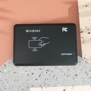 HID001HIDカードリーダーNFCチップスマートカード非接触型長距離読み取り範囲リーダーRFIDライター (USBサポート付き) Win XP \ Win CE \ Win 7 - Product Image 2