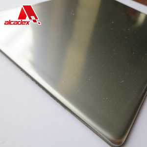 Edelstahl Metall Baumaterial ien Aluminium Verkleidung blech/ACP 3mm Aluminium Verbund platte 8ft * 4ft