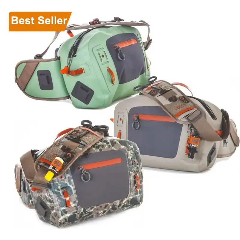 Manufacture Wholesale Outdoor Fully Waterproof Floating Thunderhead Submersible lumbar Pack Fishing Waist Bag