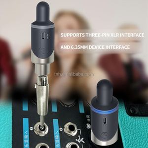 Dinamik mikrofon gitar alıcı iletim adaptörü için WXLR-U801 profesyonel kablosuz XLR verici ve alıcı - Product Image 2