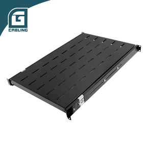 Gcabling 19 inç 1U 2U Metal sabit sunucu raf aksesuarları 19 "sürgülü raf kablo yönetimi tepsi için Network dolabı - Product Image 4