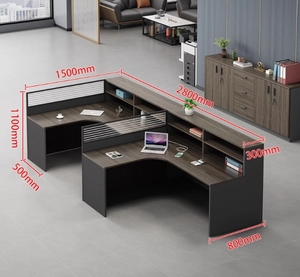 Factory-Priced Durable 1.2m &amp; 1.4m Wooden <strong>Computer</strong> Desk One-Seater Straight Office Staff <strong>Table</strong> <strong>for</strong> Office Building Use - Product Image 2