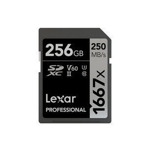 Authentic Hot Sale Lexar 1667X SD Card 64GB 128GB 256GB <strong>Memory</strong> Card SDXC UHS-II U3 3D <strong>Flash</strong> Card Max 250MB/s for 4K Video Camera - Product Image 3