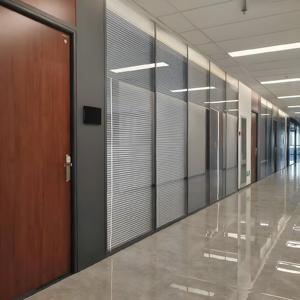 Dimensioni personalizzate divisorio in vetro moderno per ufficio con struttura in alluminio per installazione rapida per divisioni ufficio - Product Image 4