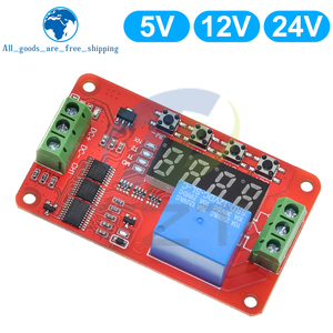 DC 5V 12V 24V 1-Kanal-Relaismodul FRM01 Multifunktionsrelais-Schleifenverzögerungs-Timer-Schalter Selbstsicher nde Timing-Karte - Product Image 4