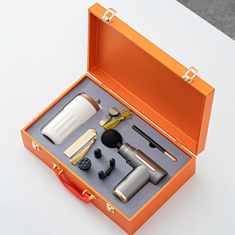 Orange fascia gun coffee cup five piece set