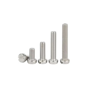 <strong>M1</strong>.6 M2 M2.5 M3 M4 M5 M6 M8 M10 316 A4-70 A4-80 Stainless Steel GB67 Slotted Pan Slot Round Head Bolt <strong>Screw</strong> Metric Threaded - Product Image 1