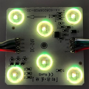 สร้อย GS8206 RGB บล็อกน้ำไหลได้24V โมดูล LED 6LED 7070รูปม้าวิ่งโคมไฟกล่องโคมไฟเพดาน