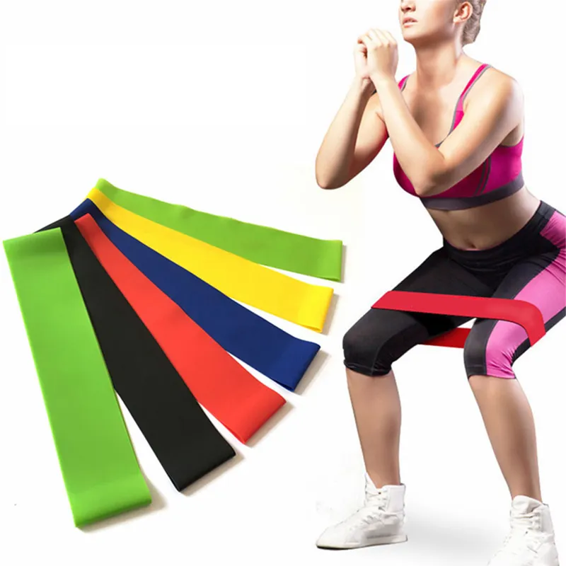 Quality hip bands resistance pattern elastic fitness training resistance bands heavy duty latex bands
