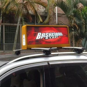 Tetto auto pubblicità Taxi schermo a Led Display impermeabile a scorrimento programmabile per esterni Taxi Top Display a Led - Product Image 6