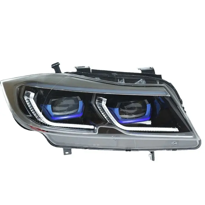 Suitable for 2005-2012 BMW 3 Series E90 headlight assembly retrofit new LED lens daily running light water steering
