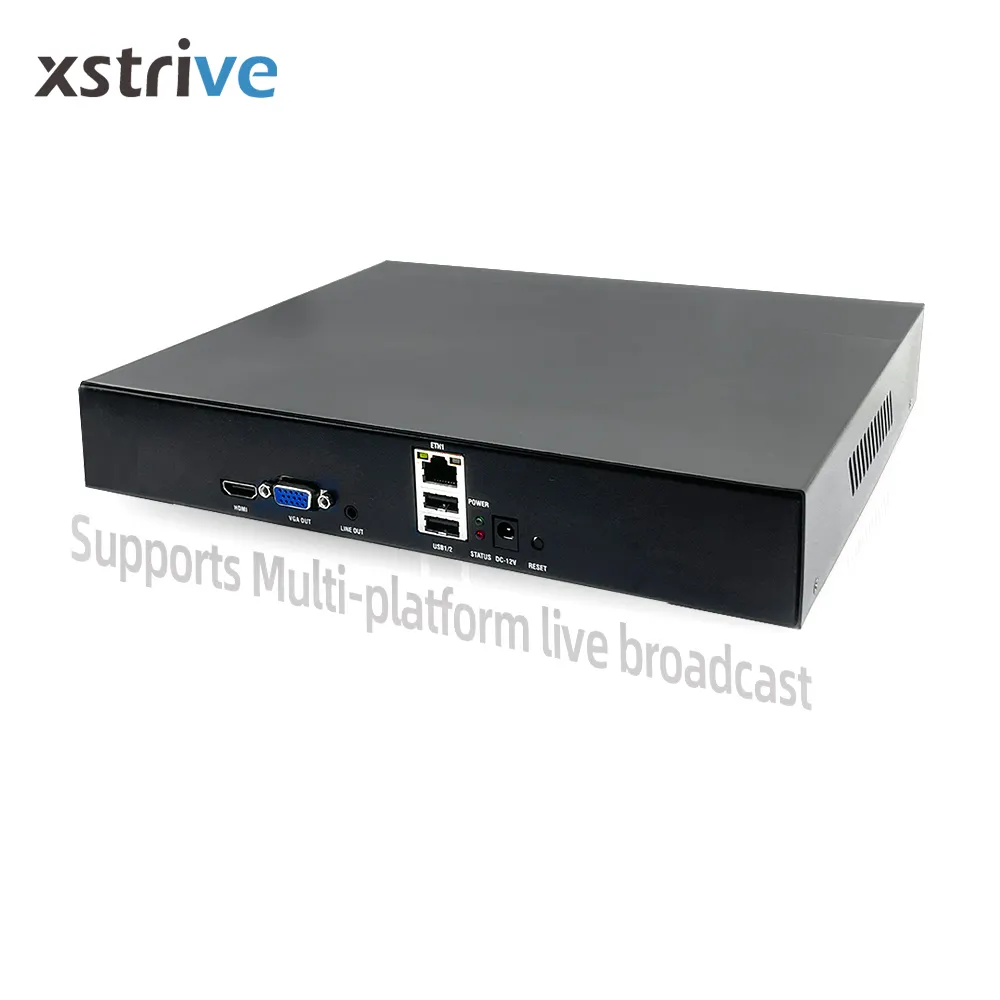 Xstrive-unidad flash de distribución de vídeo, sistema de transmisión en vivo compatible con servidor de transmisión multicast a petición RTMP RTSP FLV HLS