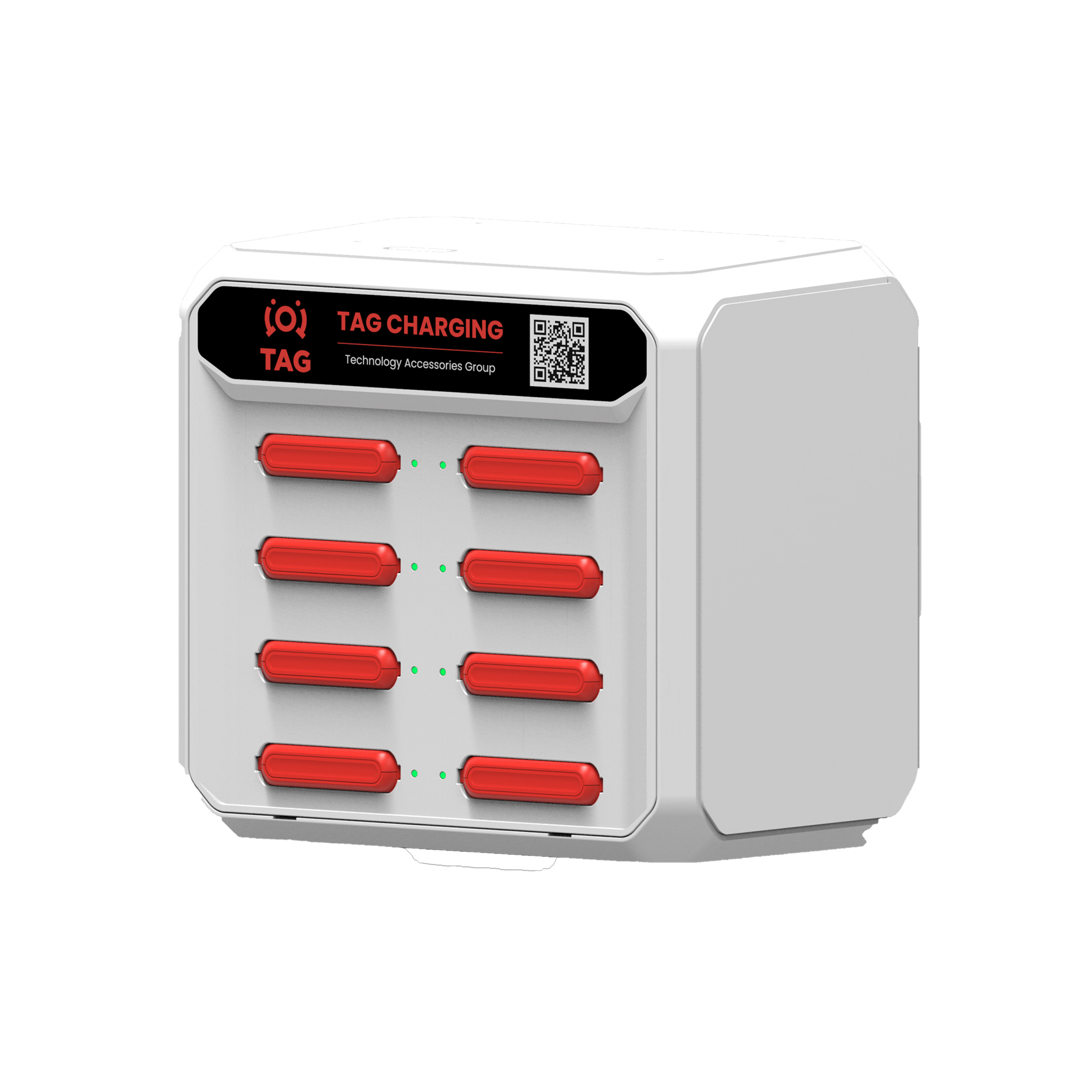 8 slots charging station