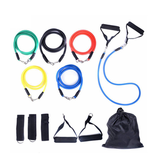 Timecreate Free <strong>Combination</strong> <strong>11</strong> Pcs Home Gym Power Exercise Band Resistance With Door Anchors - Product Image 3