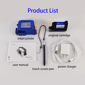 Piccola stampante a getto d'inchiostro per data di stampa della scatola numero di serie stampa portatile e ad alta velocità con stampante manuale a inchiostro solvente - Product Image 2