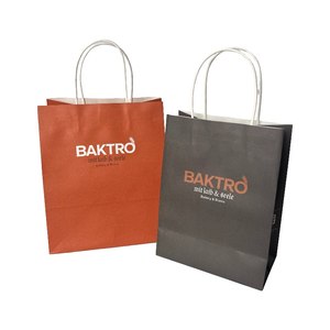 Çevre dostu restoran gıda ambalaj özel baskı bistro götürmek kağıt torba kraft kağıt torba - Product Image 1