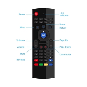 Miniteclado inalámbrico MX3, retroiluminación, Control remoto, giroscopio, aprendizaje, tv, MX3, 2,4G, air mouse, teclado inalámbrico - Product Image 2