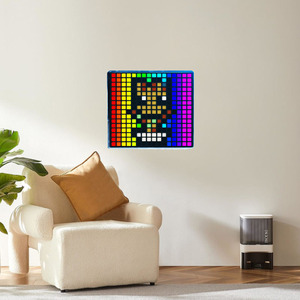 LOY 64x64 Rgb светодиодная матричная панель пиксельный дисплей программируемая матричная панель пиксельный арт дисплей с bluetooth управление приложением ночь - Product Image 6