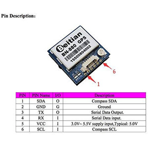 BN-880 GPS-Modul UART TTL Dual Glonass GPS-Auto-Navigation + GPS-Antenne für Arduino Raspberry Pi