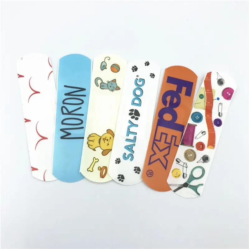 Spot Band Aids Estéril Gesso Aid Crianças Marca De Estanho Tecido Flexível Bandagens Adesivas Band Aid