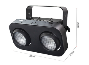 2x90 Вт наружная Светодиодная лампа Cob Blinder для KTV DJ Disco-RGBW 2 глаза сценическая матричная лампа с управлением DMX IP65 рейтинг - Product Image 3