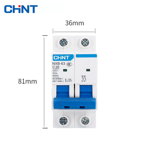 CHINT-Disyuntor miniatura MCB SP 6A 10A 16A 20A 25A 32A 40A 50A 63A <span class=keywords><strong>2P</strong></span> 20A - Product Image 1